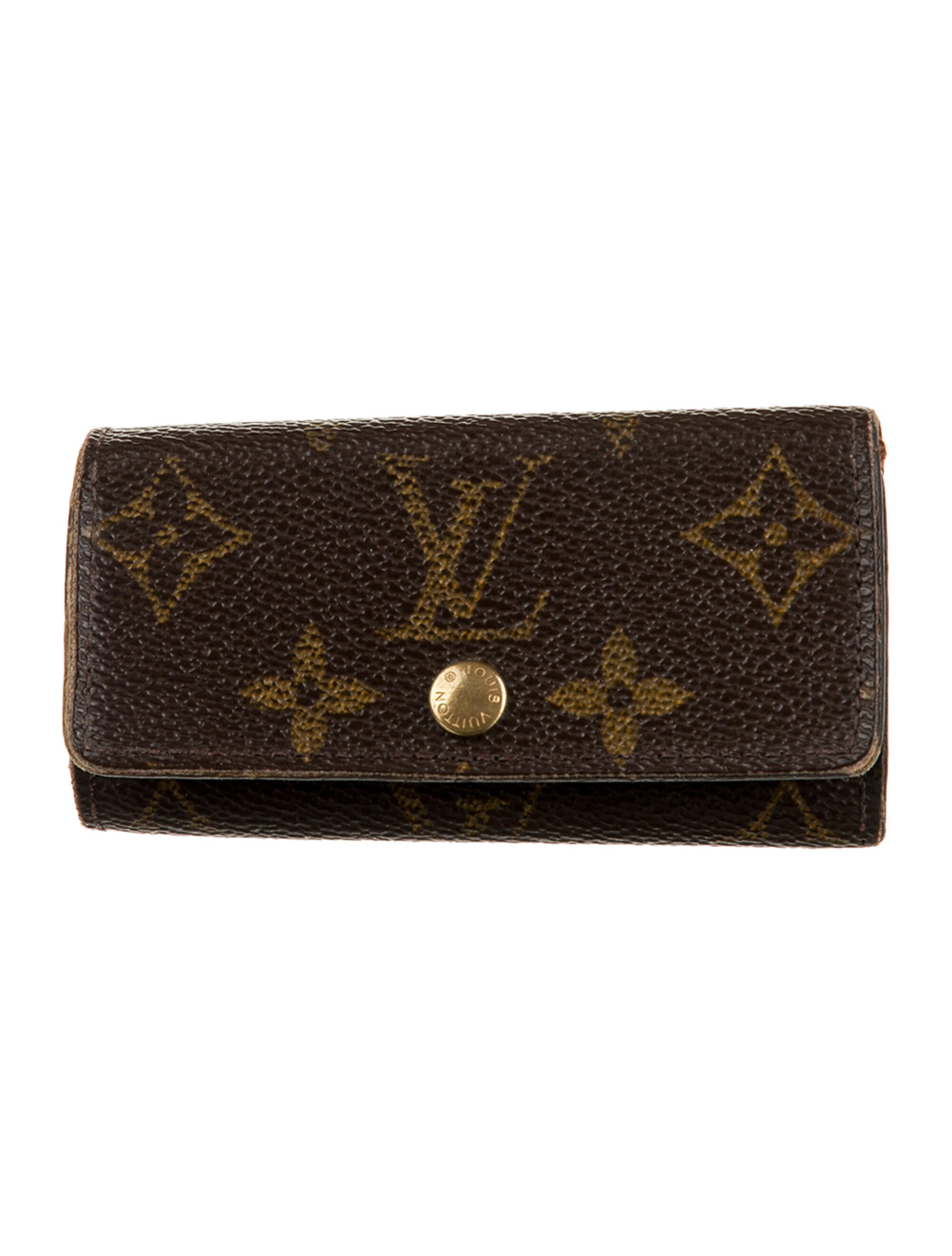 Louis Vuitton LV Monogram Coated Canvas Key Holder